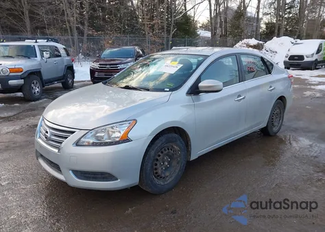 2015 Nissan Sentra S из США, поврежденный, VIN 3N1AB7AP5FY278803